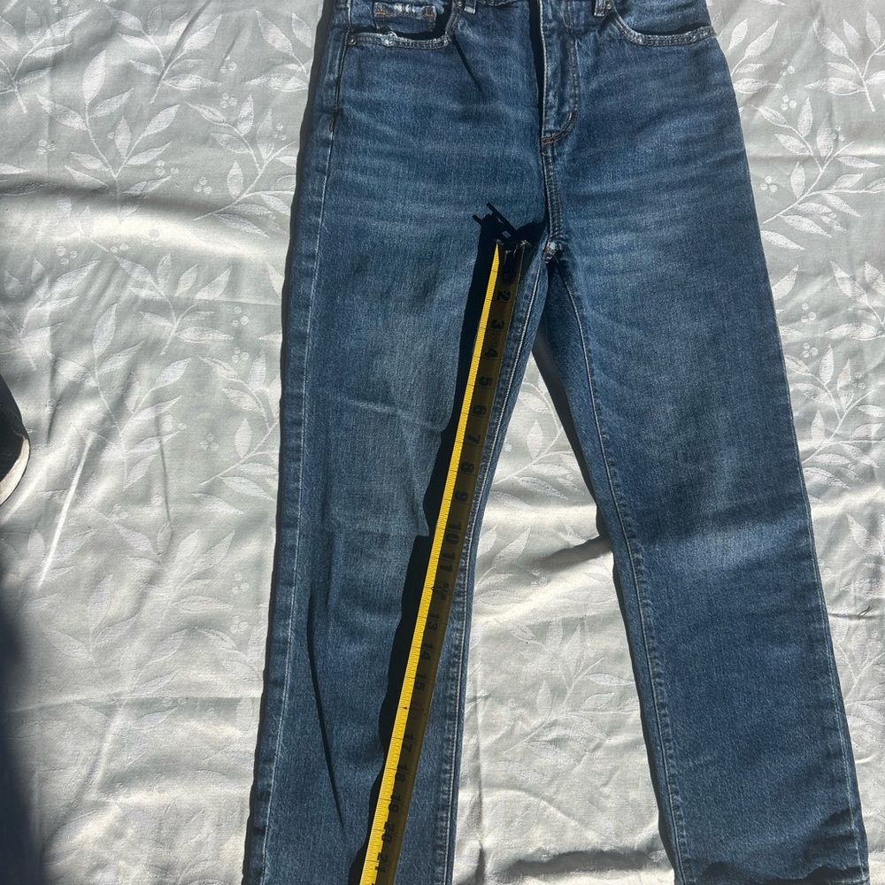 LOFT Women's Straight Leg Blue Jeans